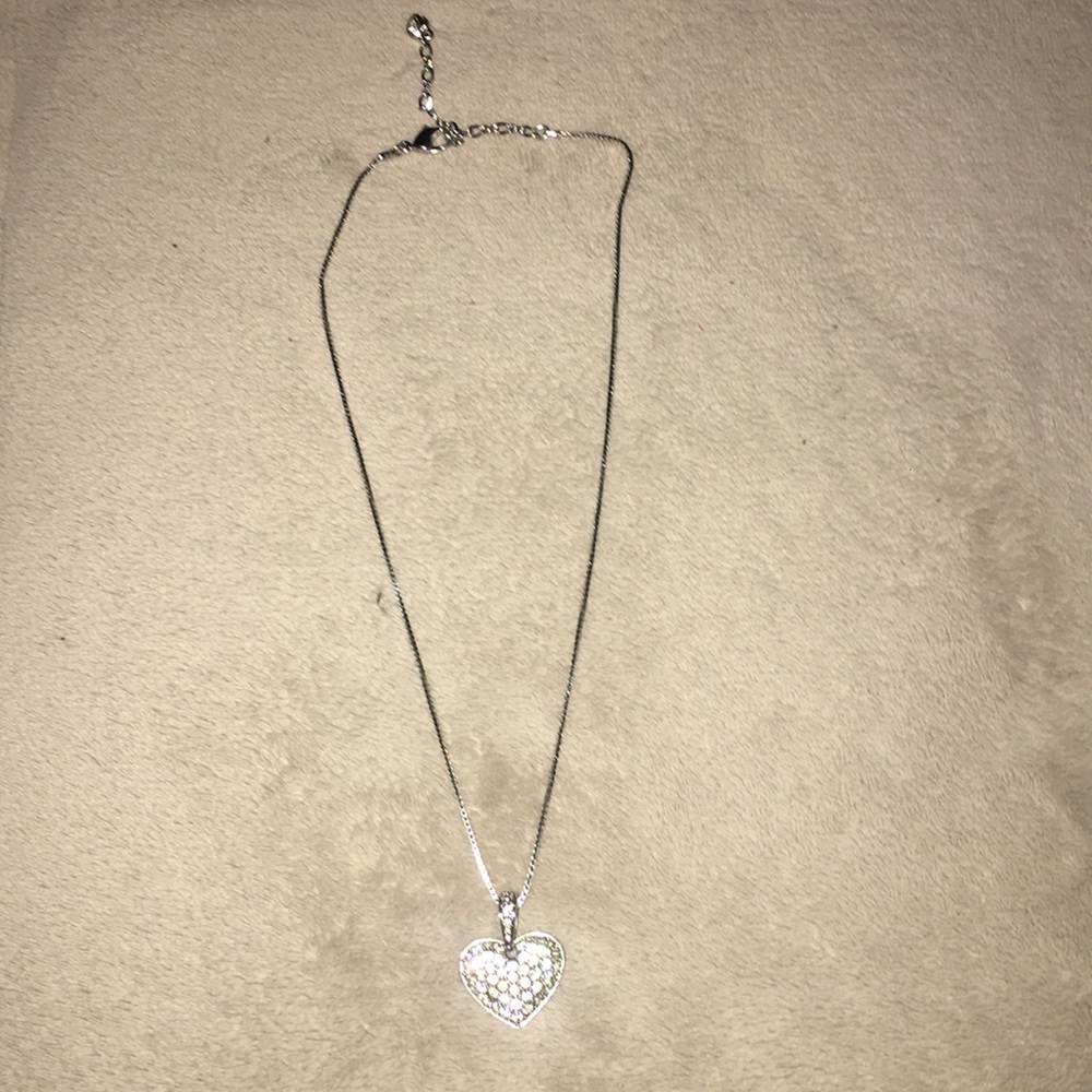 Swarovski crystal heart pendant